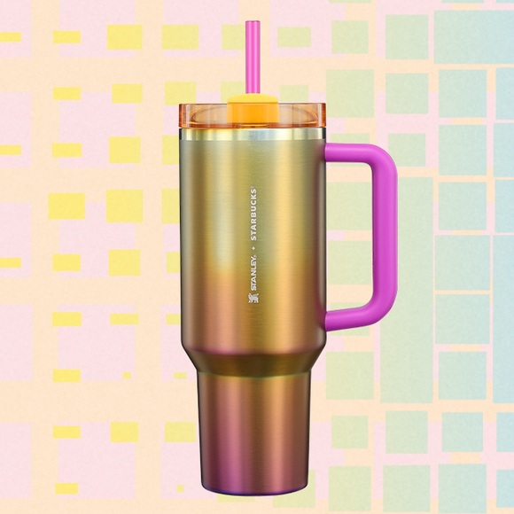 Starbucks x Stanley Metallic Gold-to-Pink Gradient Cup - Picture 4 of 4